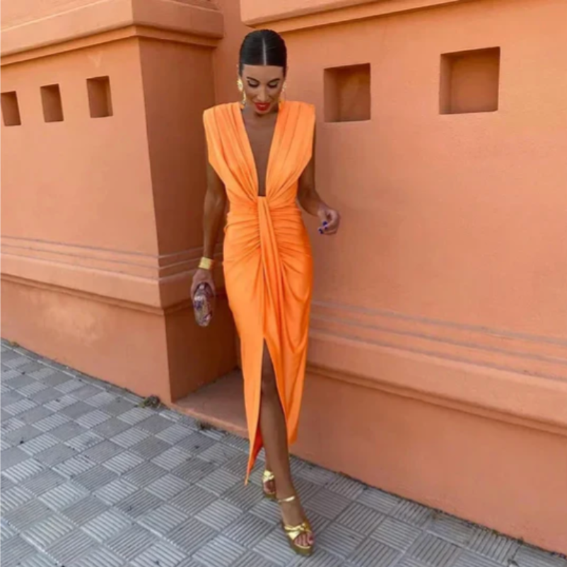 Eleanor | Elegant Pleated Dress