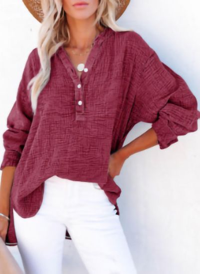 Ayla | Casual V-Neck Blouse