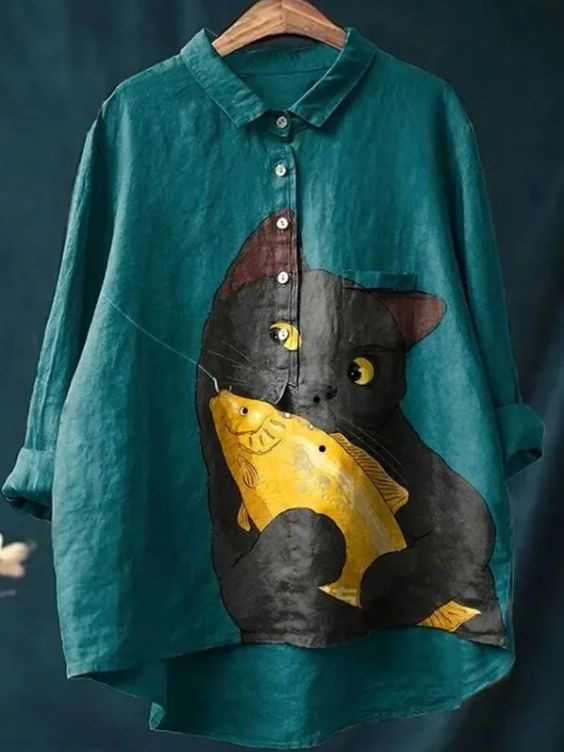 Amari | Cat Art Shirt