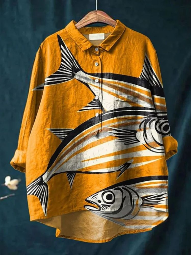 Dara | Fish Art Shirt