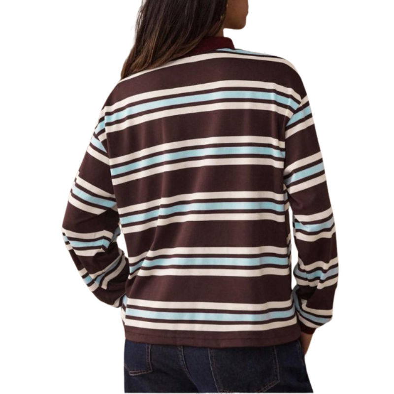 Aiko | Refined Striped Long Sleeve Top