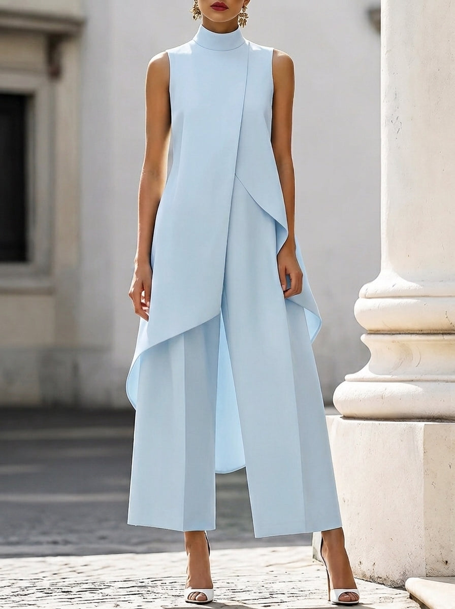 Martina | High-Neck Wide-Leg Jumpsuit
