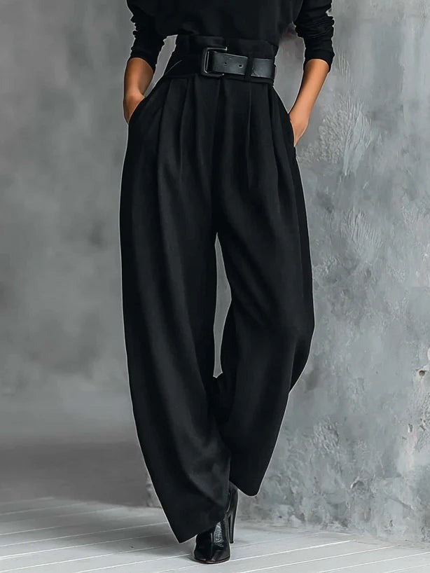 Fiona | Turtleneck Sweater and Straight-Leg Pants Two-Piece Set
