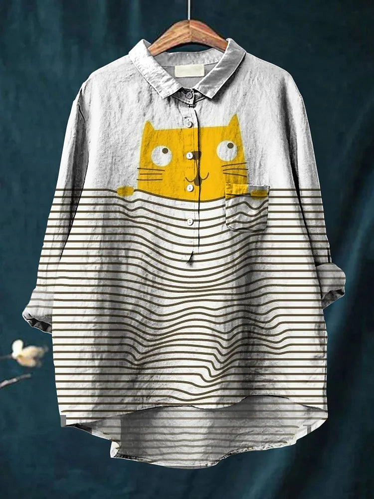 Amari | Cat Art Shirt