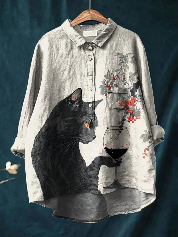 Amari | Cat Art Shirt