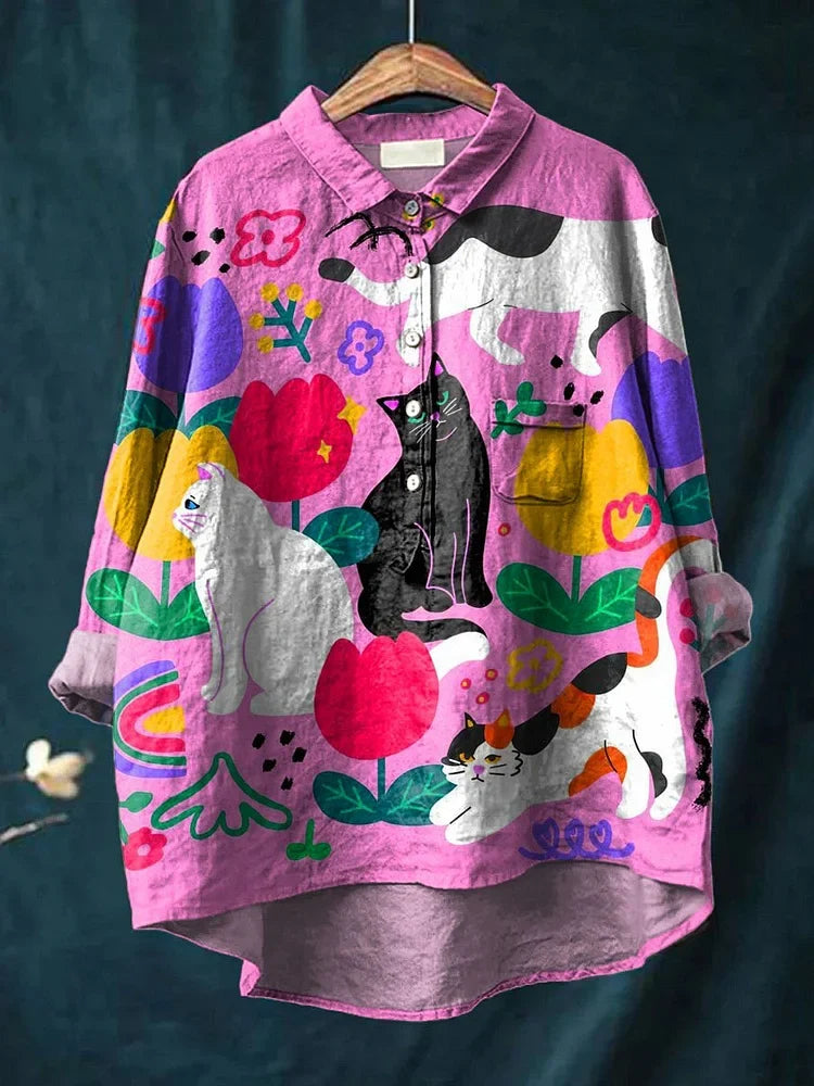Amari | Cat Art Shirt