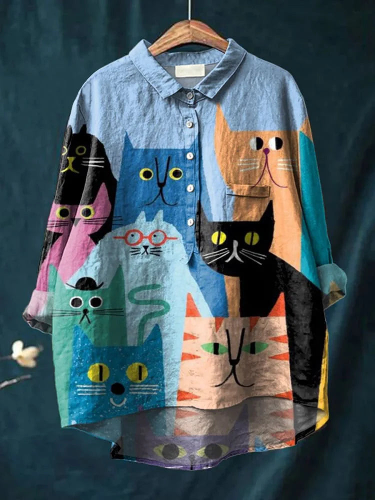 Avery | Cat Art Shirt