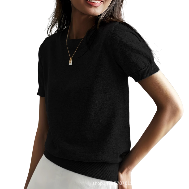 Jenny | Classic Round Neck Casual Top