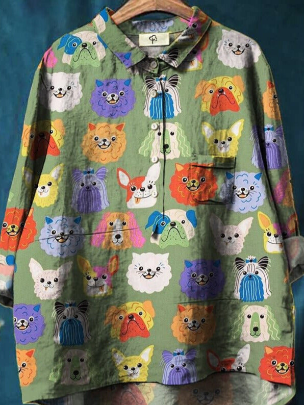 Addie | Dog Art Shirt