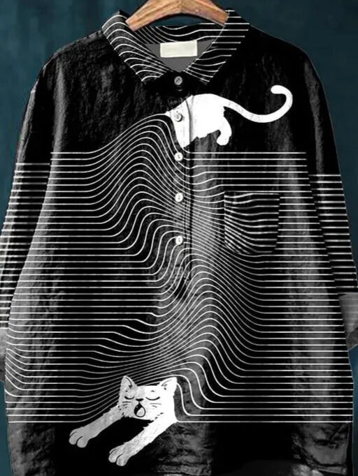 Cora | Cat Art Shirt
