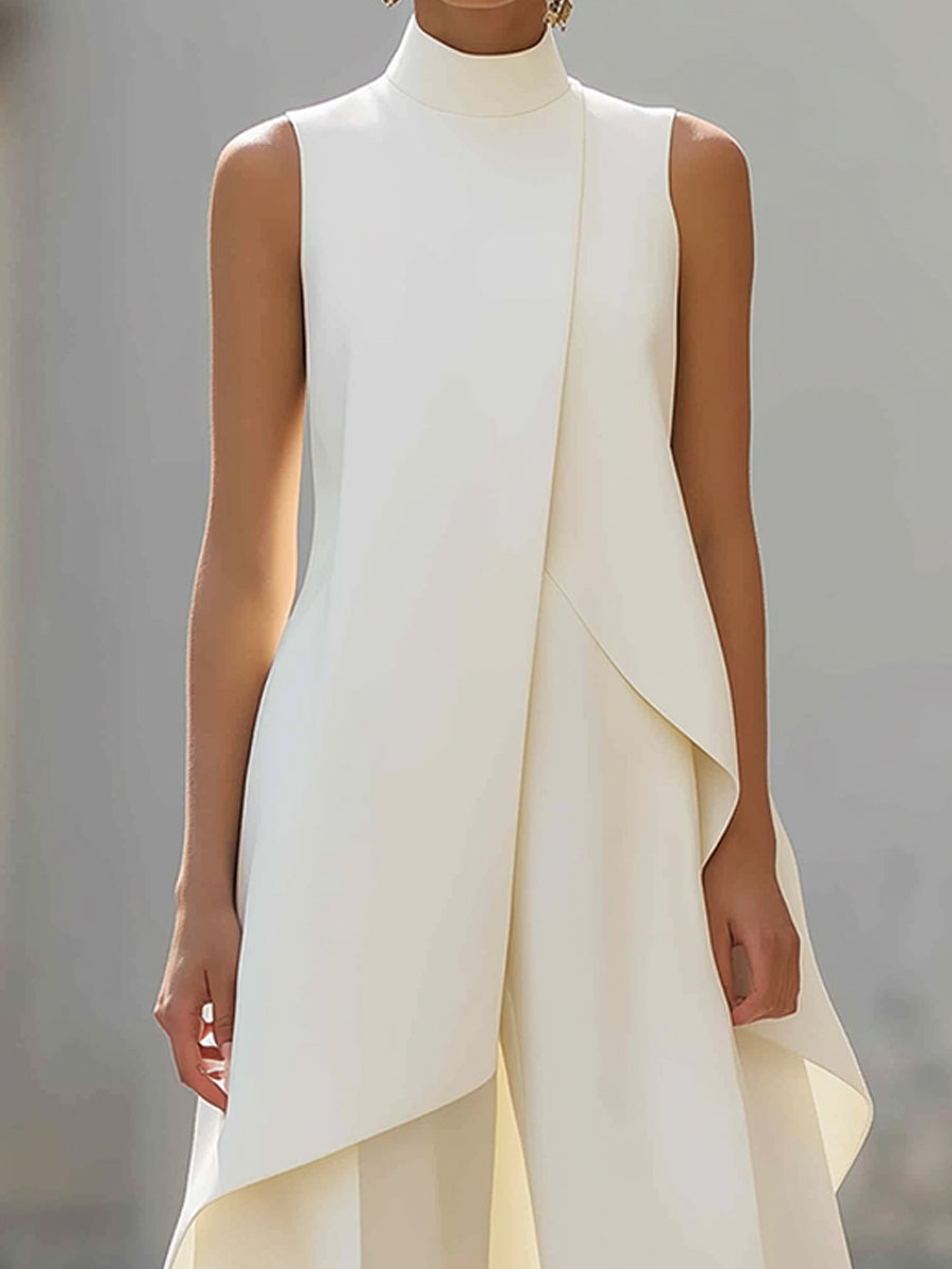 Martina | High-Neck Wide-Leg Jumpsuit