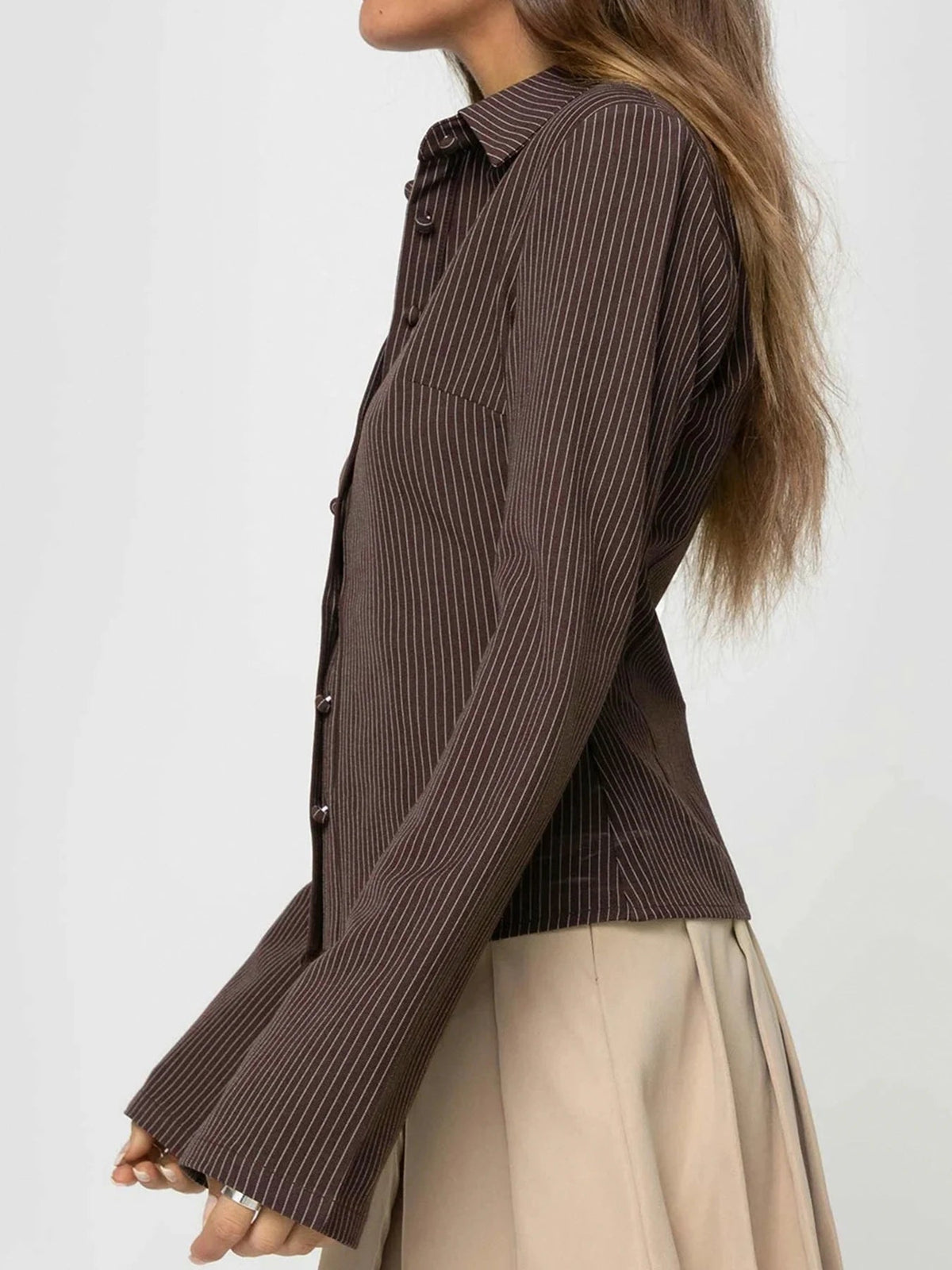 Rachel | Stylish Button-Up Top