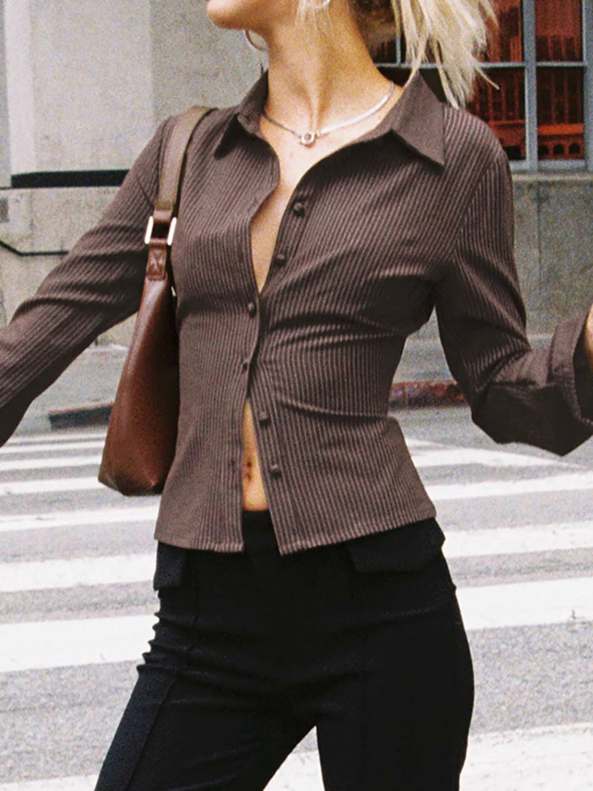 Rachel | Stylish Button-Up Top
