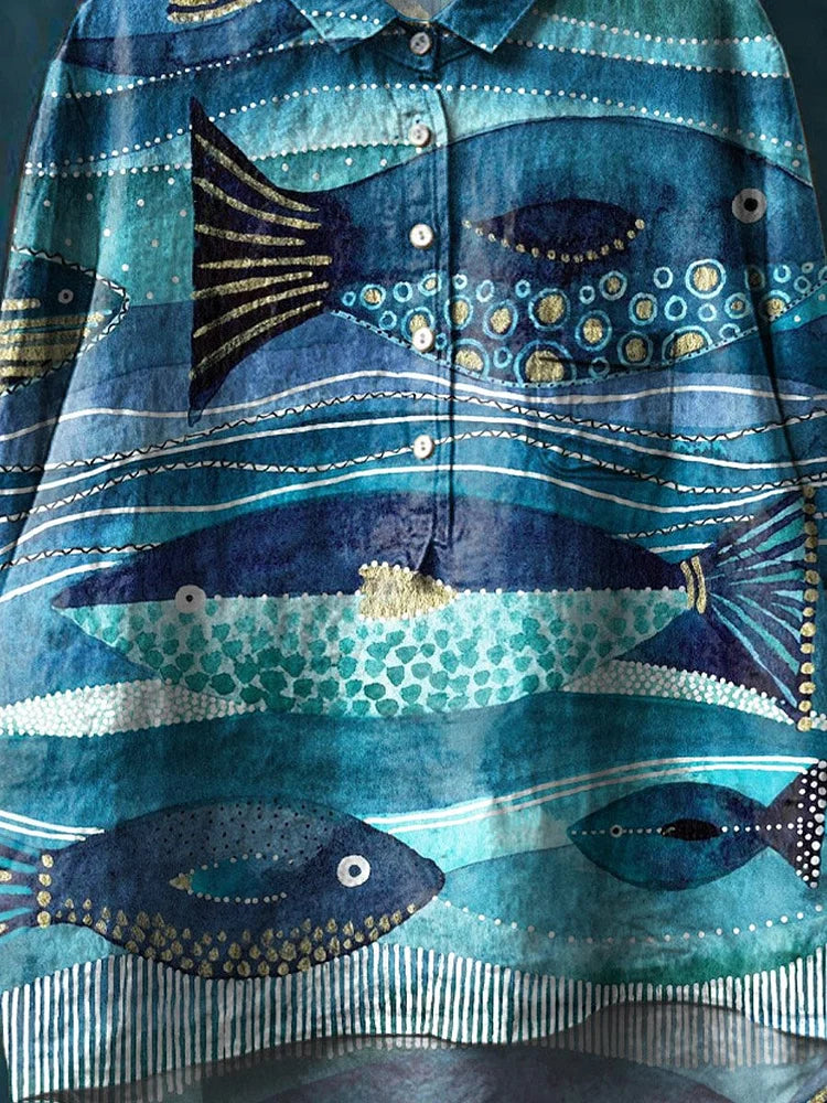 Jacky | Ocean Art Shirt