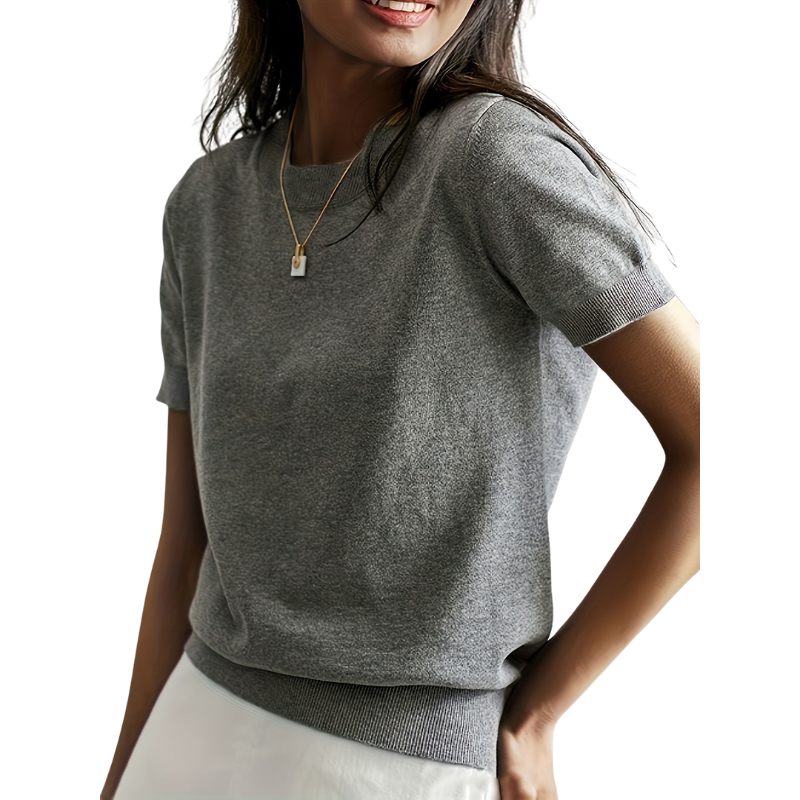 Jenny | Classic Round Neck Casual Top