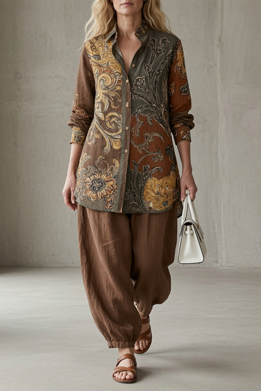 Tara | Vintage Bohemian Two-Piece Set