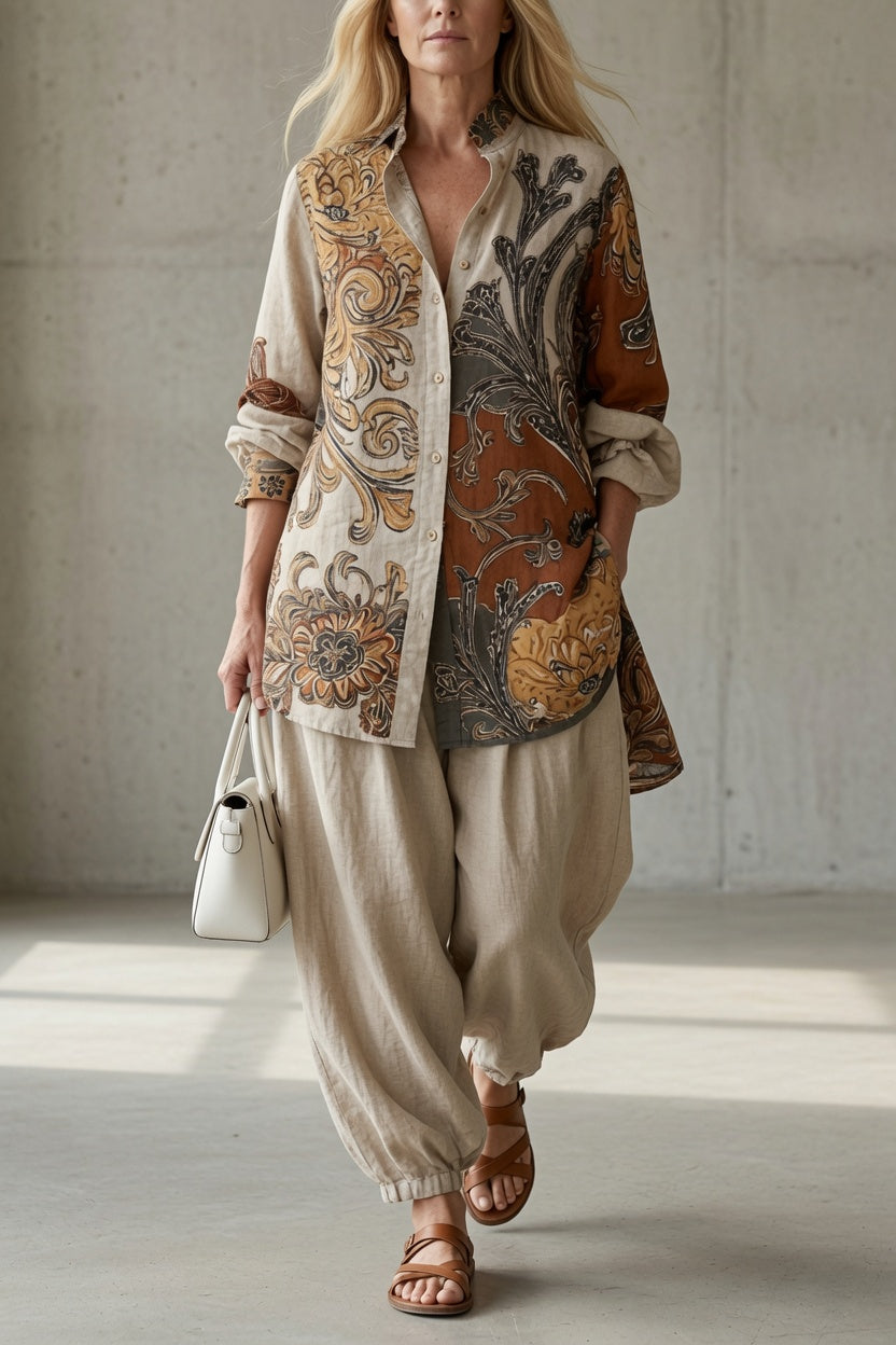 Tara | Vintage Bohemian Two-Piece Set