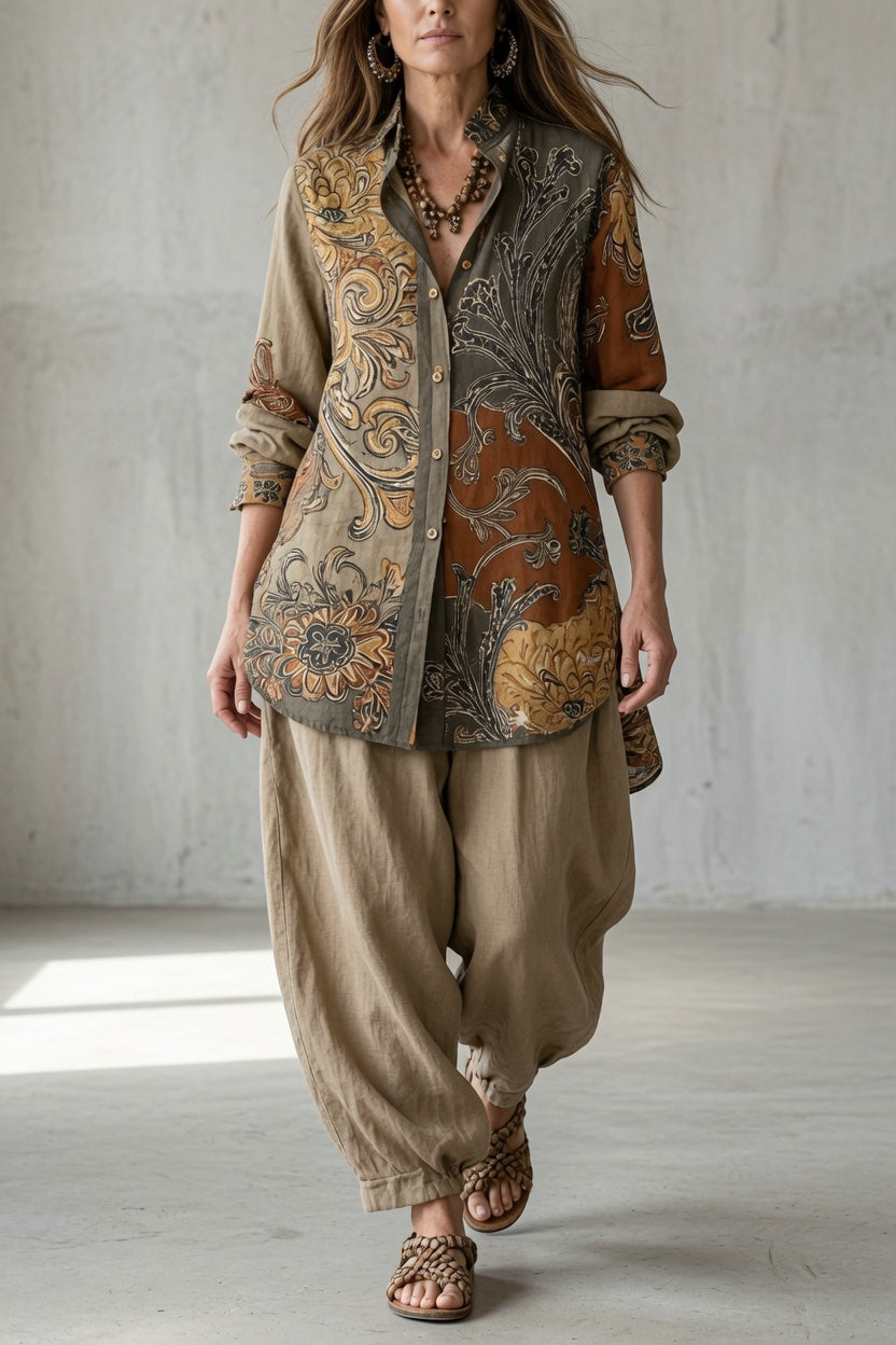 Tara | Vintage Bohemian Two-Piece Set