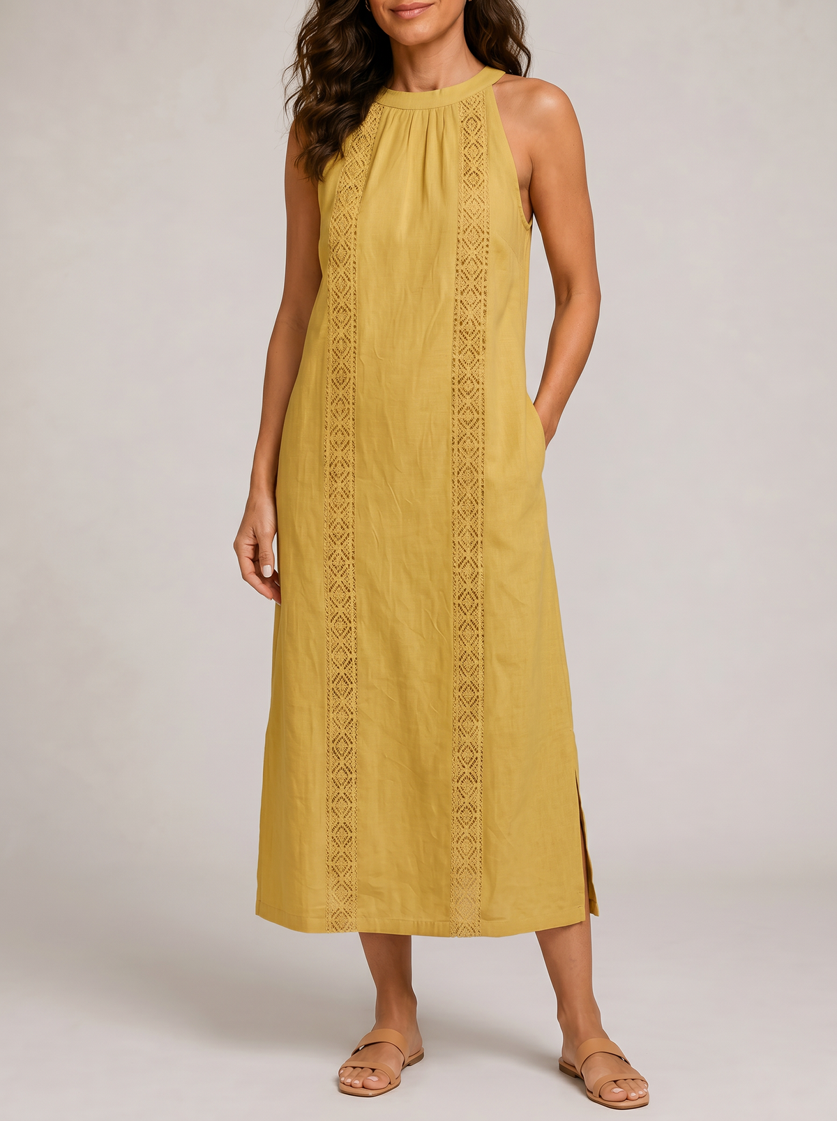 Jimena | Abito Pizzo - Giallo