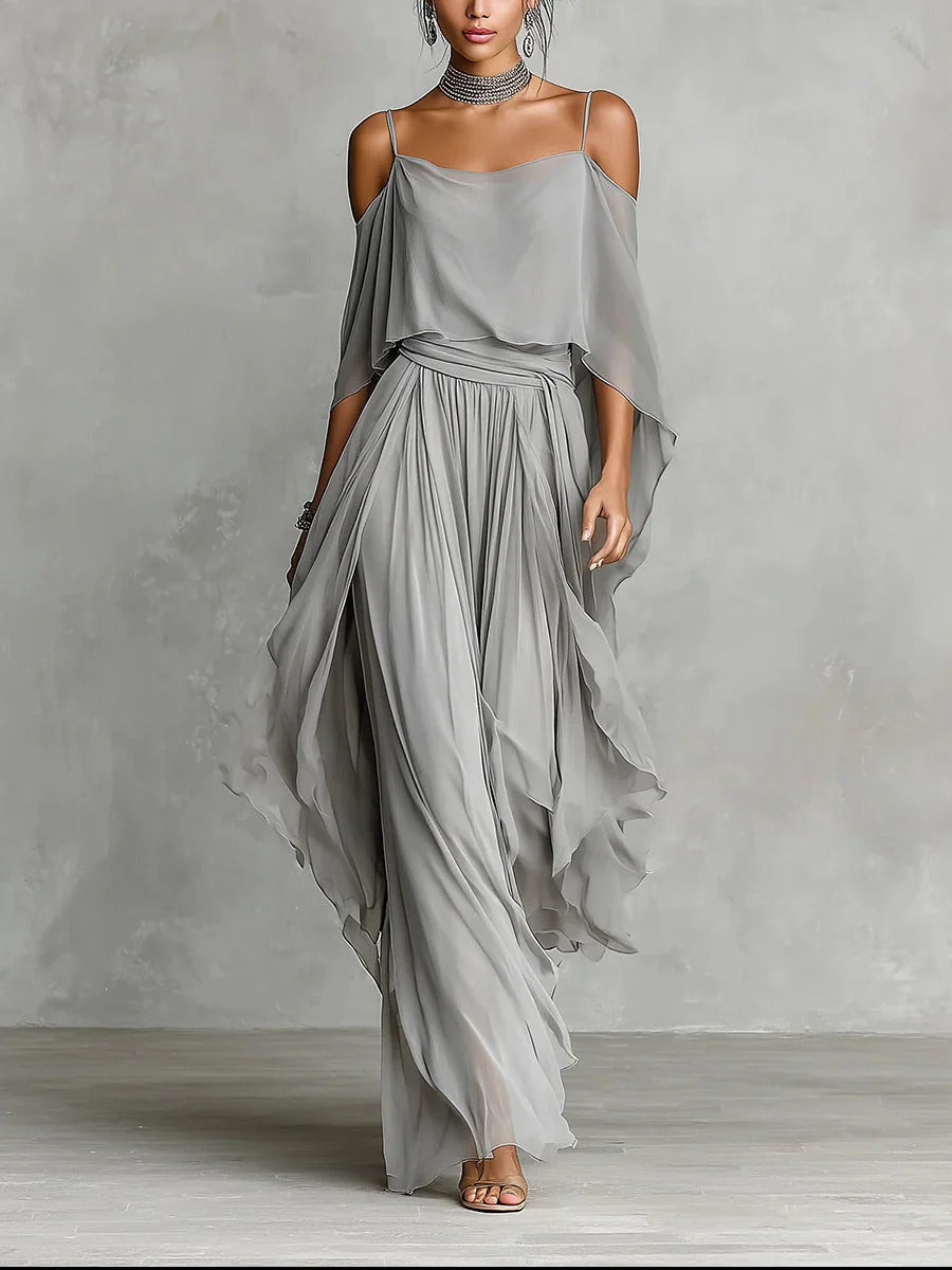 Ivah | Off-Shoulder Flowy Set