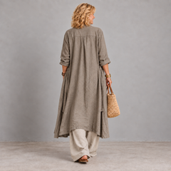 Sienna three-piece set, Beige, back view