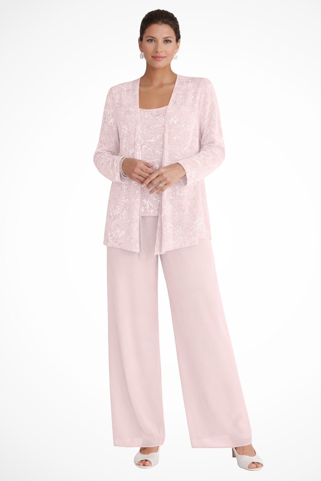 Luna | Elegant Layered Three-Piece Pants Set for Women