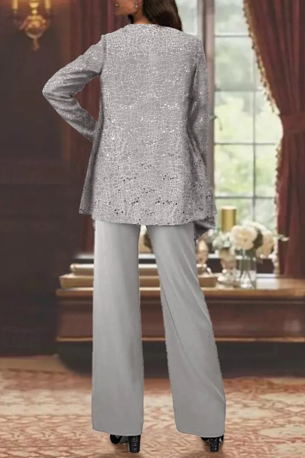 Luna | Elegant Layered Three-Piece Pants Set for Women