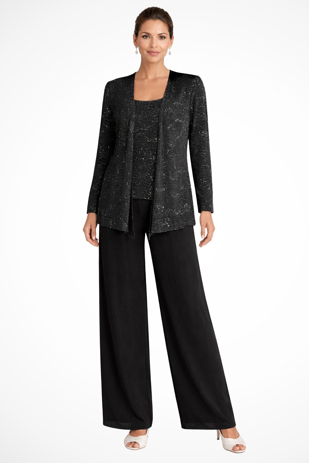 Luna | Elegant Layered Three-Piece Pants Set for Women