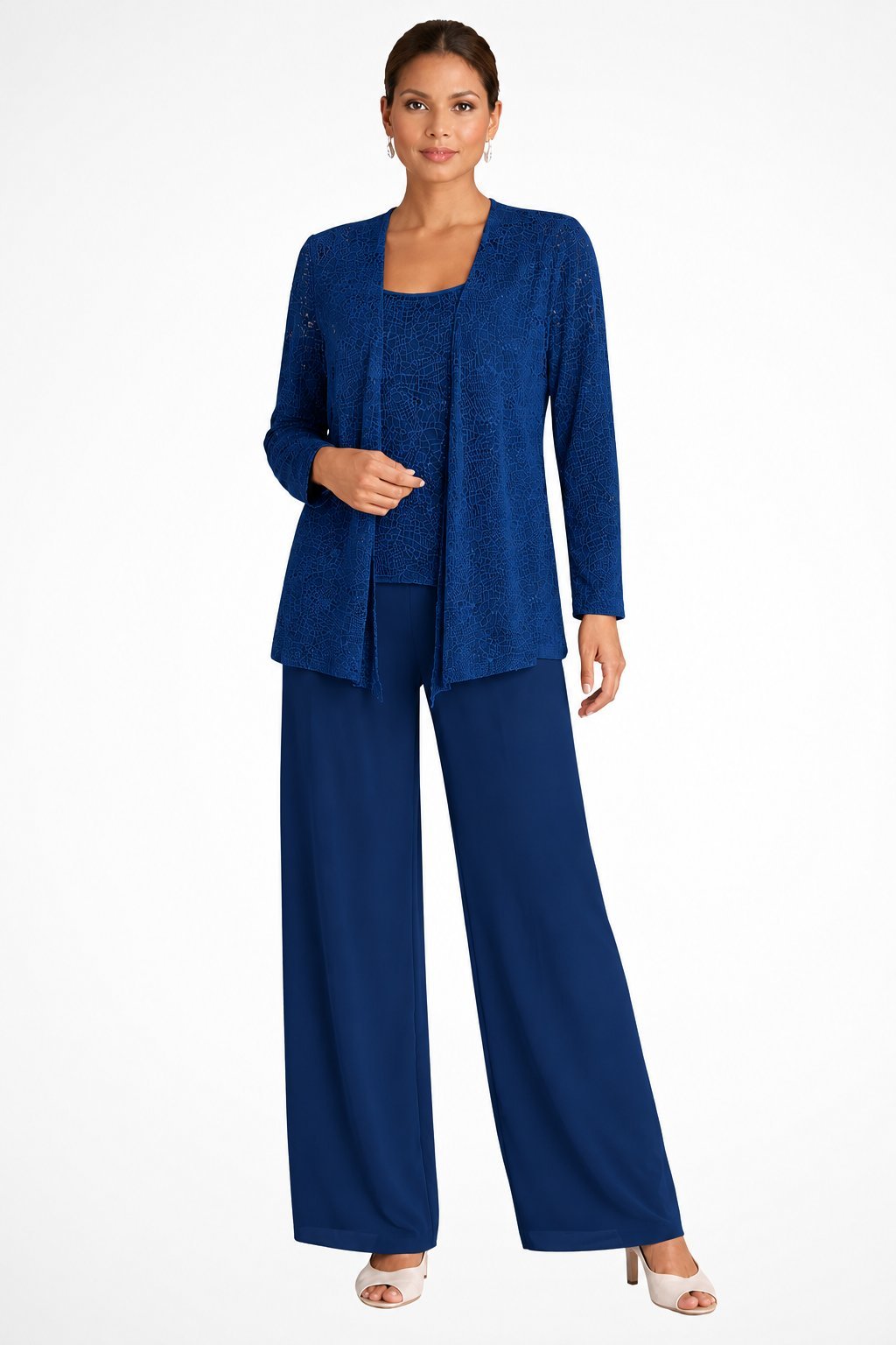 Luna | Elegant Layered Three-Piece Pants Set for Women