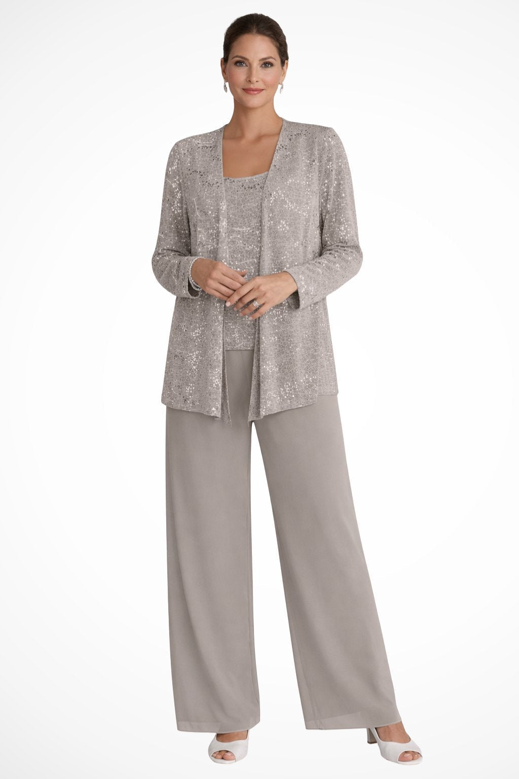 Luna | Elegant Layered Three-Piece Pants Set for Women