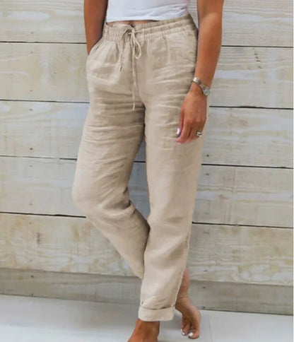 Rachel | Drawstring Wide-Leg Pants